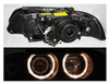 Reflektory lampy przednie BMW E39 ANGEL EYES D2S /