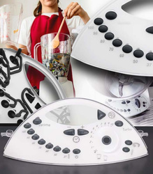 PANEL STERUJĄCY EKRAN OBUDOWA PRZEDNIA PRZYCISK PANELOWY CZĘŚĆ AKCESORIA DO ROBOTA KUCHENNEGO