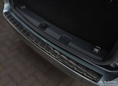 Nakładka na zderzak tylny do Volkswagen Caddy 4 (Czarna)