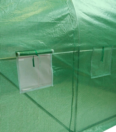 SZKLARNIA OGRODOWA 2,5 x 4 M 10m2 TUNEL FOLIOWY NA WARZYWA KWIATY ZAMYKANY PREMIUM