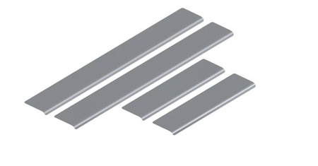 Progi STANDARD Dacia Logan II FL Sedan 4 2016- - Black