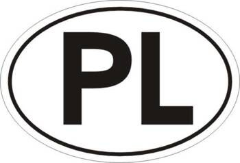 Naklejka na auto - PL "Pelka"