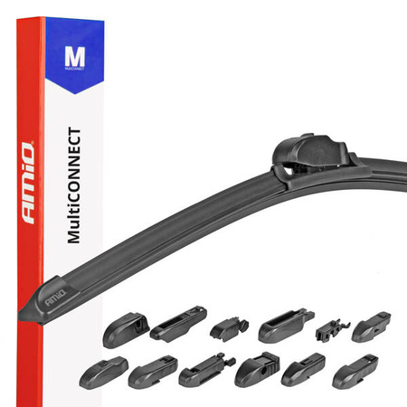 Pióro wycieraczki AMiO Multiconnect 15" (380mm) 12 adapterów