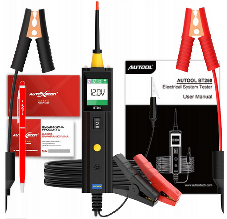 MULTIMETR OSCYLOSKOP AUTOOL BT250 CYFROWY OBWODÓW