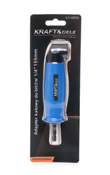 Adapter kątowy 90 °C HEX 1/4" 155mm na wkrętarkę KD10798