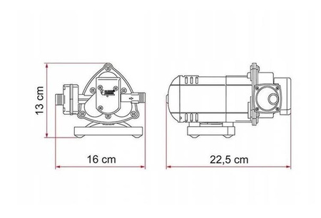 Pompa ciśnieniowa Aqua 8 7 L/Min - Fiamma