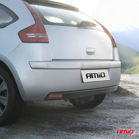 Zestaw czujników parkowania czujniki cofania LED GRAF 8 sensorów srebrne AMIO-01597