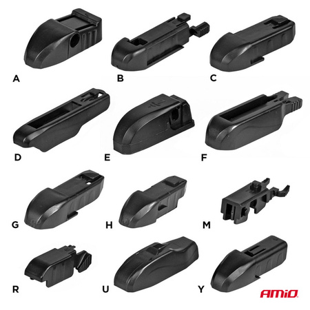 Pióro wycieraczki AMiO Multiconnect 16" 400mm 12 adapterów AMIO-01191