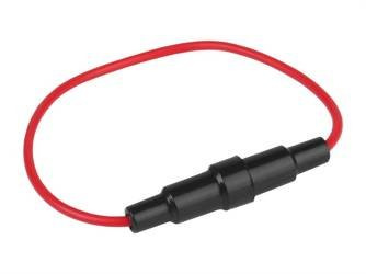 Oprawa bezpiecznika szklanego 20 mm z przewodem