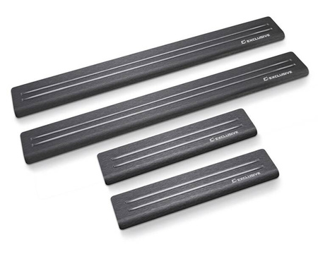 progi 2 LINE do Skoda Fabia IV Hatchback(5) (2022-) - Satin Black&White