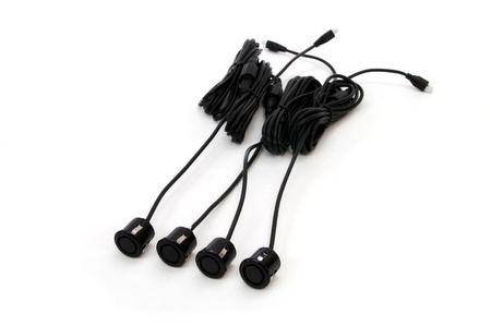 Zestaw czujników parkowania TFT01 4,3" z kamerą HD-307-IR 4 sensory czarne "GOLD"