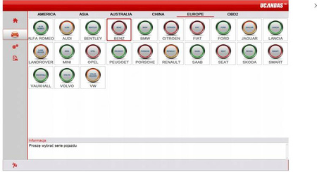 Interfejs skaner tester diagnostyczny VDM UCANDAS POLSKI 