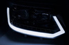 Lampy przednie nowe VW T5 10-15 LED TUBE BLACK T6 LOOK DRL LIFT