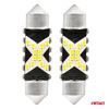 Żarówki LED CANBUS Festoon C5W 12SMD 2016 39mm White 12V 24V AMIO-04237