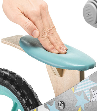 ROWEREK BIEGOWY 12" DLA DZIECI DREWNIANY Z TORBĄ PIANKOWE KOŁA EVA