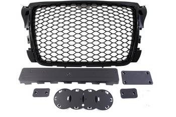 GRILL AUDI A3 8P RS-STYLE BRIGHT BLACK (09-12)