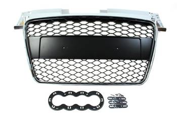 GRILL AUDI TT 8J RS-STYLE CHROME-BLACK (06-14)