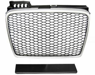 Grill przedni atrapa Audi A4 B7 Matowy srebrny RS-