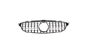 Grill sportowy GT Chrome & Black MERCEDES C-Class W205 S205 A205 C205 2014-2021