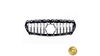 Grill sportowy GT Chrome & Black MERCEDES CLA C117, X117 przed liftem 2013-2016