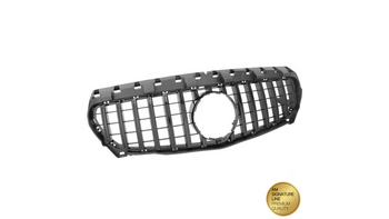 Grill sportowy GT Gloss Black MERCEDES CLA C117, X117 przed liftem 2013-2016