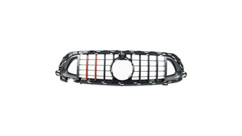 Grill sportowy GT-R Carbon Look MERCEDES E-Class W213 S213 A238 C238 Facelift 2020-2023