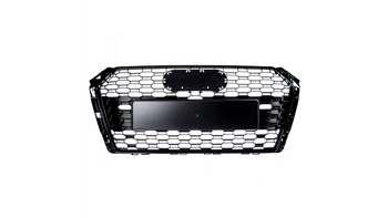 Grill sportowy Gloss Black z PDC AUDI A4 B9 przed liftem 2016-2019