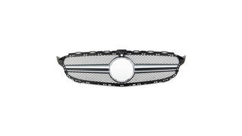 Grill sportowy Silver A-Type Camera MERCEDES C-Class W205 S205 A205 C205 przed liftem 2014-2018