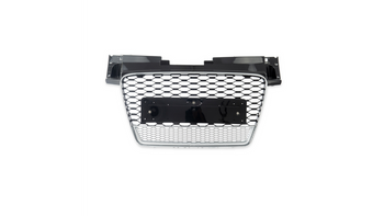 Grill sportowy Silver Matt & Gloss Black AUDI TT 2006-2014