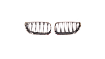 Grill sportowy podwójne żeberka Chrome & Black BMW 3 E92 E93 przed liftem 2005-2010