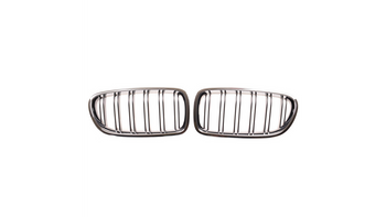 Grill sportowy podwójne żeberka Chrome & Black BMW 5 F10 F11 2010-2018