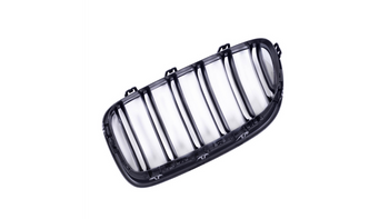 Grill sportowy podwójne żeberka Gloss Black BMW 5 F10 F11 2010-2018