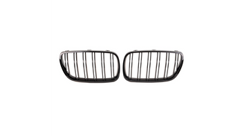 Grill sportowy podwójne żeberka Gloss Black BMW X3 E83 Facelift 2006-2010