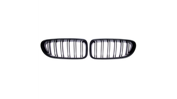 Grill sportowy podwójne żeberka Matt Black BMW 6 F13 F12 F06 2011-2018