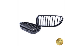 Grill sportowy pojedyncze żeberka Gloss Black  BMW 6 (F13) Coupe (F12) Cabrio (F06) Gran Coupe 2011-2018