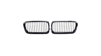 Grill sportowy pojedyncze żeberka Gloss Black BMW 7 E38 1994-2001