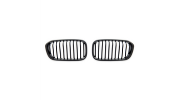 Grill sportowy pojedyncze żeberka Matt Black BMW 1 F20 F21 Facelift 2015-2019