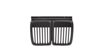 Grill sportowy pojedyncze żeberka Matt Black BMW 3 E30 1987-1994