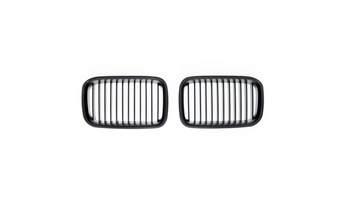 Grill sportowy pojedyncze żeberka Matt Black BMW 3 E36 Compact przed liftem 1991-1996