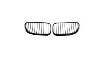 Grill sportowy pojedyncze żeberka Matt Black BMW 3 E92 E93 Facelift 2010-2013