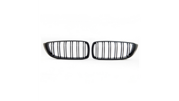 Grill sportowy pojedyncze żeberka Matt Black BMW 4 F32 F82 F33 F83 F36 Gran 2013-2021