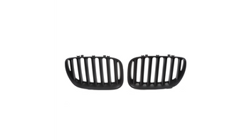 Grill sportowy pojedyncze żeberka Matt Black BMW X5 E53 przed liftem 1999-2003