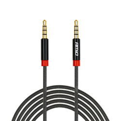 Kabel AUX MINI JACK 3,5mm oplot 200cm AMIO-03270