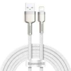 Kabel USB na Lightning Baseus Cafule 2.4A 2m biały