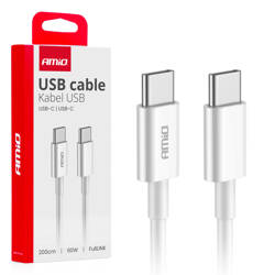 Kabel do ładowania USB-C - USB-C 60W 200cm FullLINK AMIO-03897