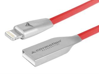 Kabel do ładowania i synchronizacji, 120 cm, USB > Lightning, czerwony