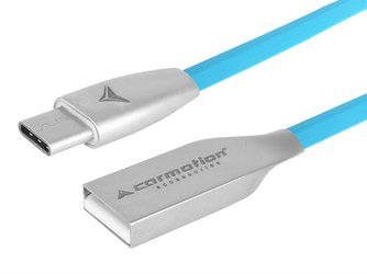 Kabel do ładowania i synchronizacji, 120 cm, USB > USB-C, niebieski