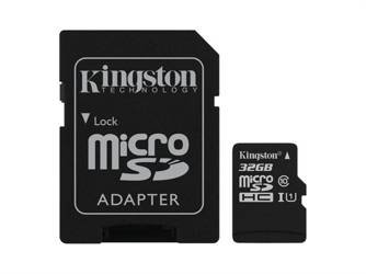 Karta pamięci Kingston Canvas Select 32 GB, microSDHC Class 10