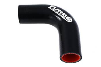 Kolanko 90st TurboWorks Pro Black 28mm