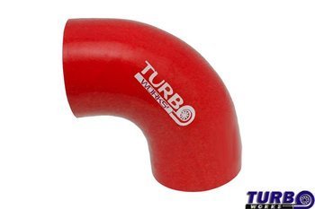 Kolanko 90st TurboWorks Red 76mm